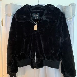 Sweet Rain Faux Fur Jacket